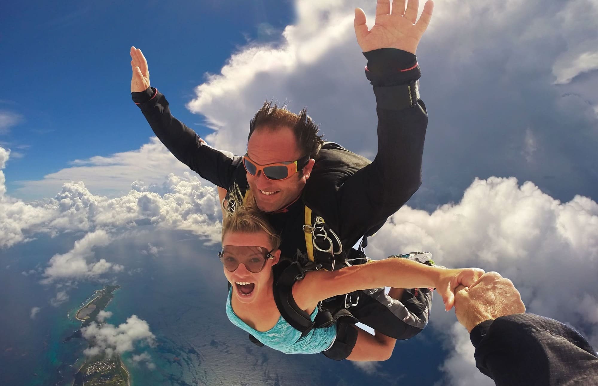 Bapteme de parachute en tandem